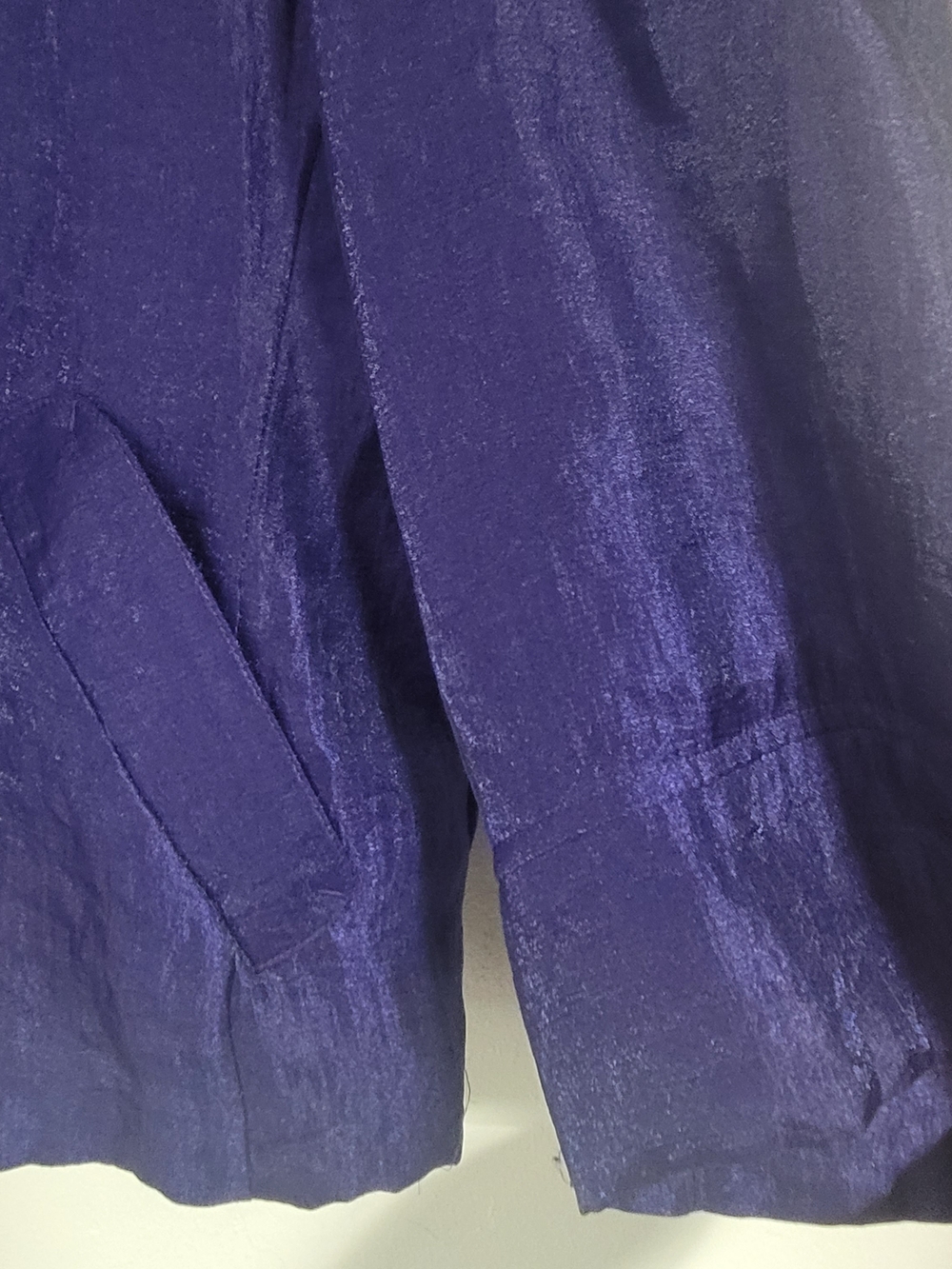 Ruby Rd. Deep Purple Button-Front Blazer - Picture 2 of 6